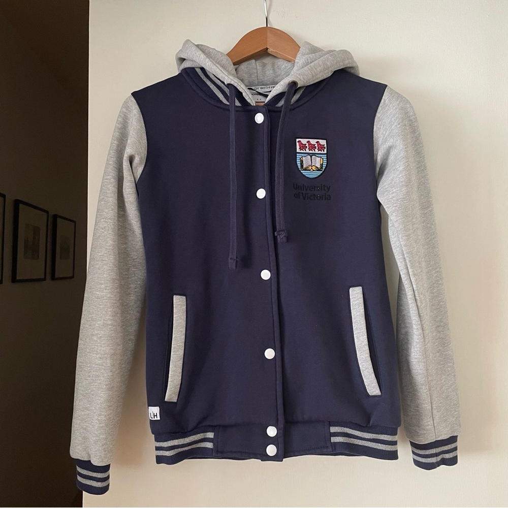 University of Victoria Varsity Style Hoodie Jacket